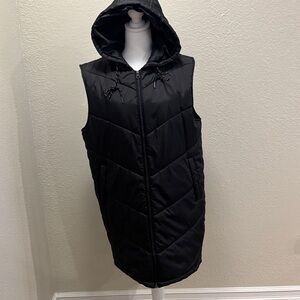 Zella Black Quilted Vest